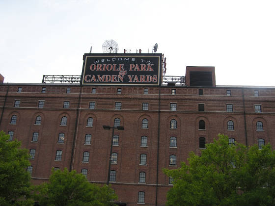 The Exterior of Oriole Park